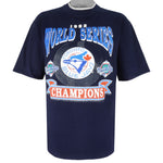 MLB (Waves) - Toronto Blue Jays Champions T-Shirt 1992 Large Vintage Retro Baseball