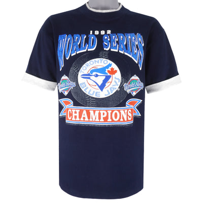 MLB (Waves) - Toronto Blue Jays Champions T-Shirt 1992 Large