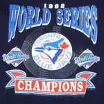 MLB (Waves) - Toronto Blue Jays Champions T-Shirt 1992 Large Vintage Retro Baseball