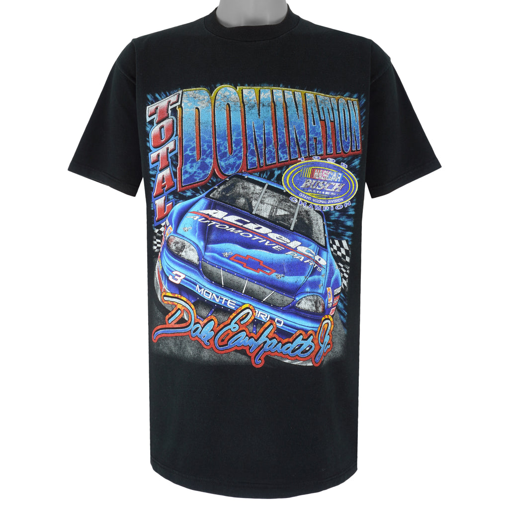 NASCAR (Competitors View) - Dale Earnhardt Jr. Champion T-Shirt 1998 Large Vintage Retro