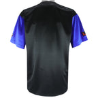 FUBU - Black & Blue 05 Jersey T-Shirt 1990s Large Vintage Retro