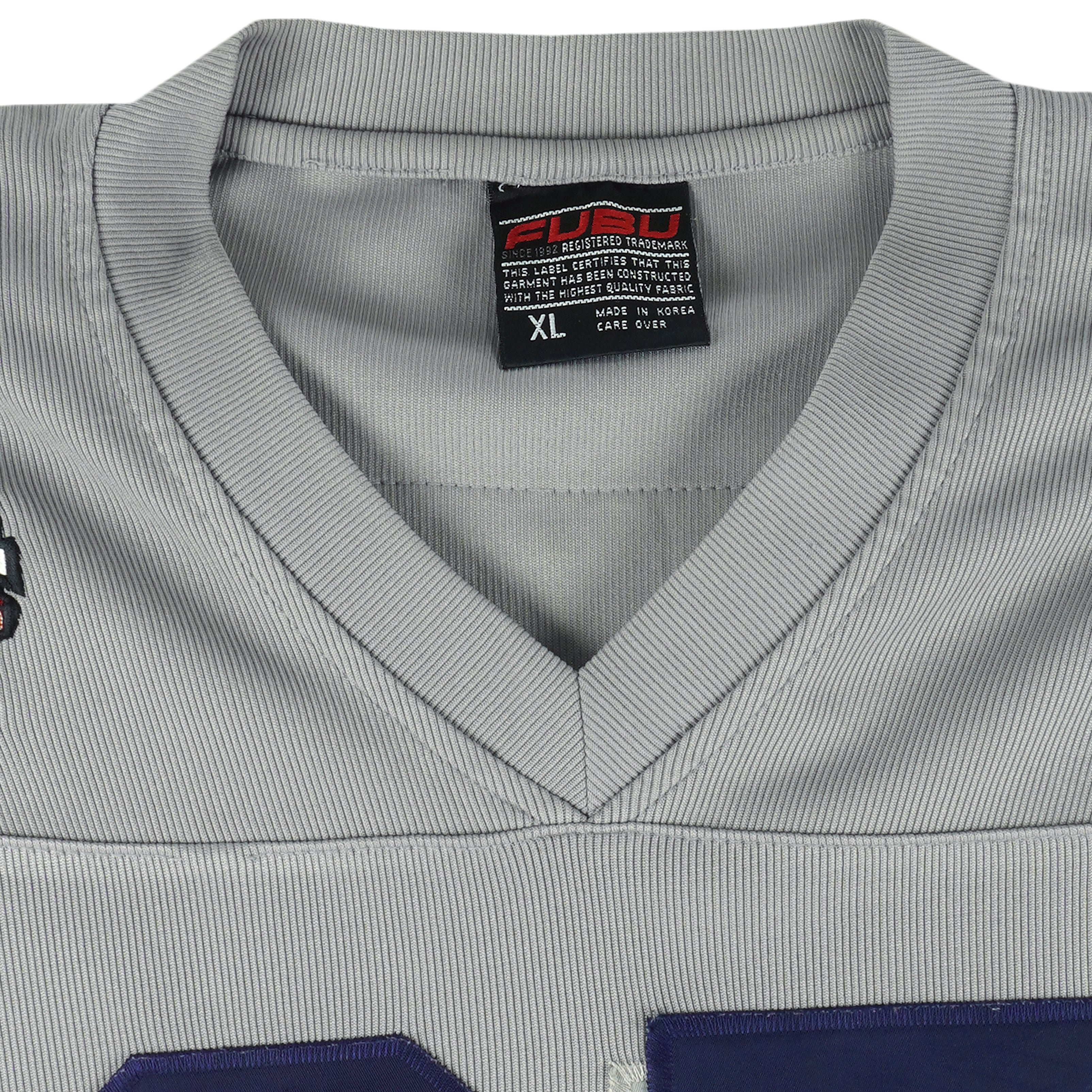 FUBU - Grey Official Champions 05 Jersey T-Shirt 1990s X-Large Vintage Retro