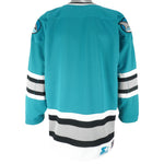 Starter - San Jose Sharks Big Logo Jersey 1990s Medium Vintage Retro Hockey