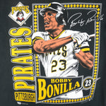 MLB (Nutmeg) - Pittsburgh Pirates Bobby Bonilla T-Shirt 1991 Large Vintage Retro Baseball