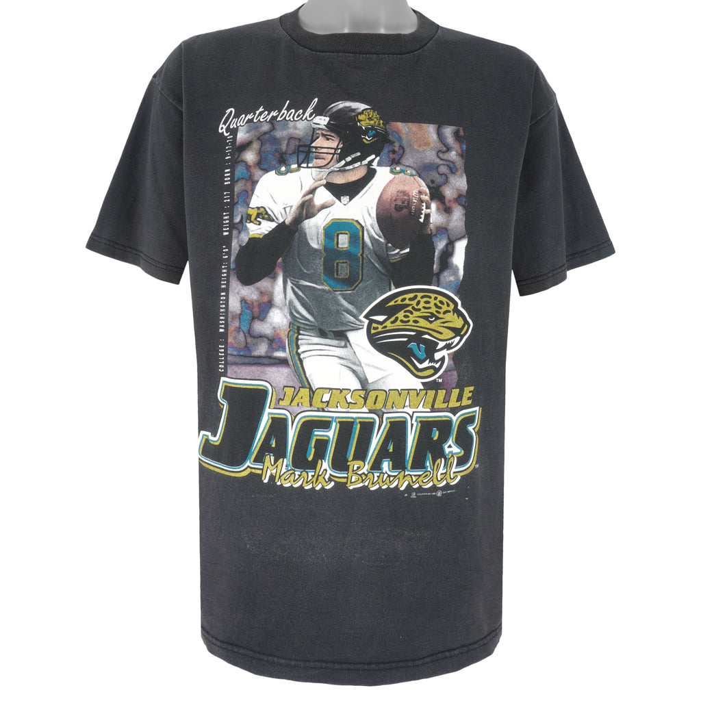 NFL - Jacksonville Jaguars Mark Brunell T-Shirt 1998 X-Large Vintage Retro Football