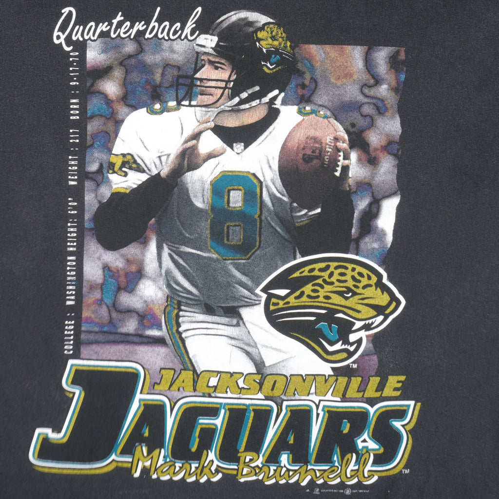 NFL - Jacksonville Jaguars Mark Brinell T-Shirt 1998 X-Large Vintage Retro Football