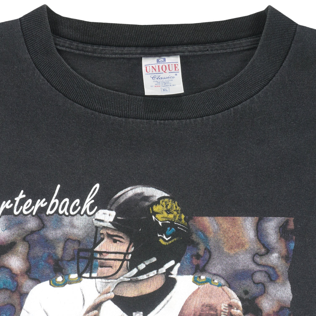 NFL - Jacksonville Jaguars Mark Brunell T-Shirt 1998 X-Large Vintage Retro Football