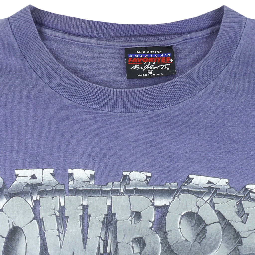 NFL (Magic Johnson T's) - Dallas Cowboys T-Shirt 1993 X-Large Vintage Retro Football