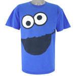 Vintage (Sesame Street) - Elmo Cookie Monster T-Shirt 1990s Medium