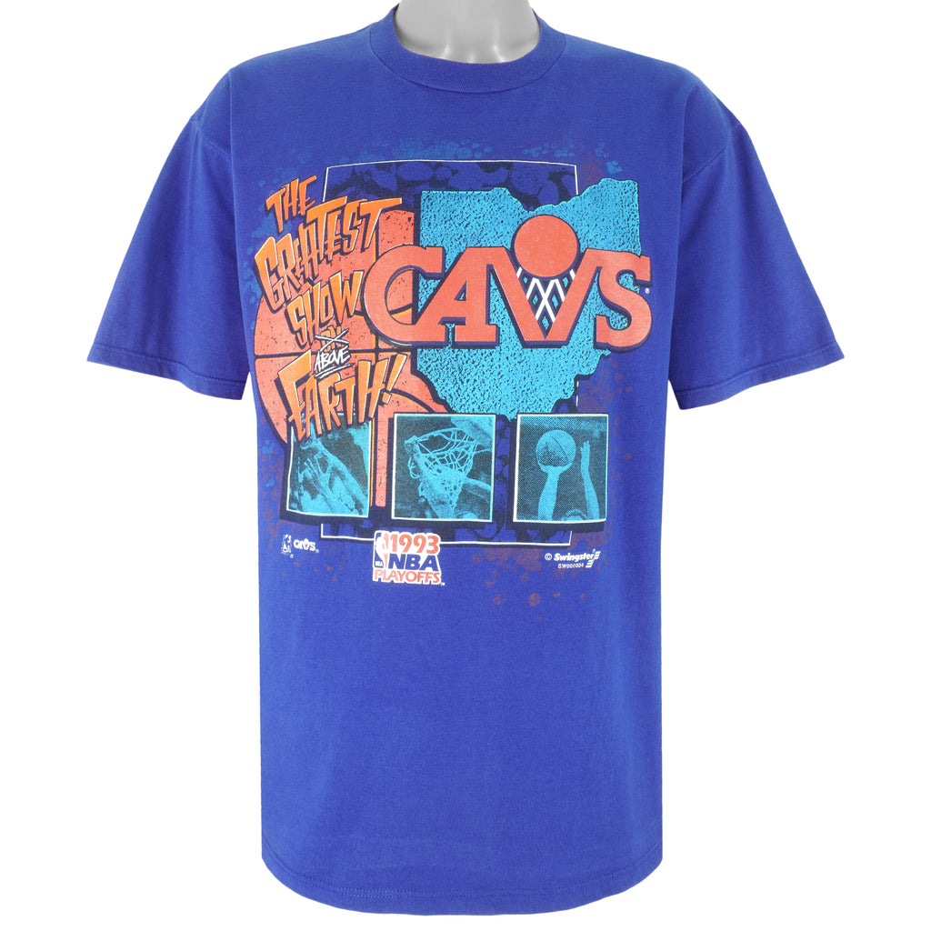 NBA (Swingster) - Cleveland Cavaliers T-Shirt 1993 X-Large Vintage Retro Basketball