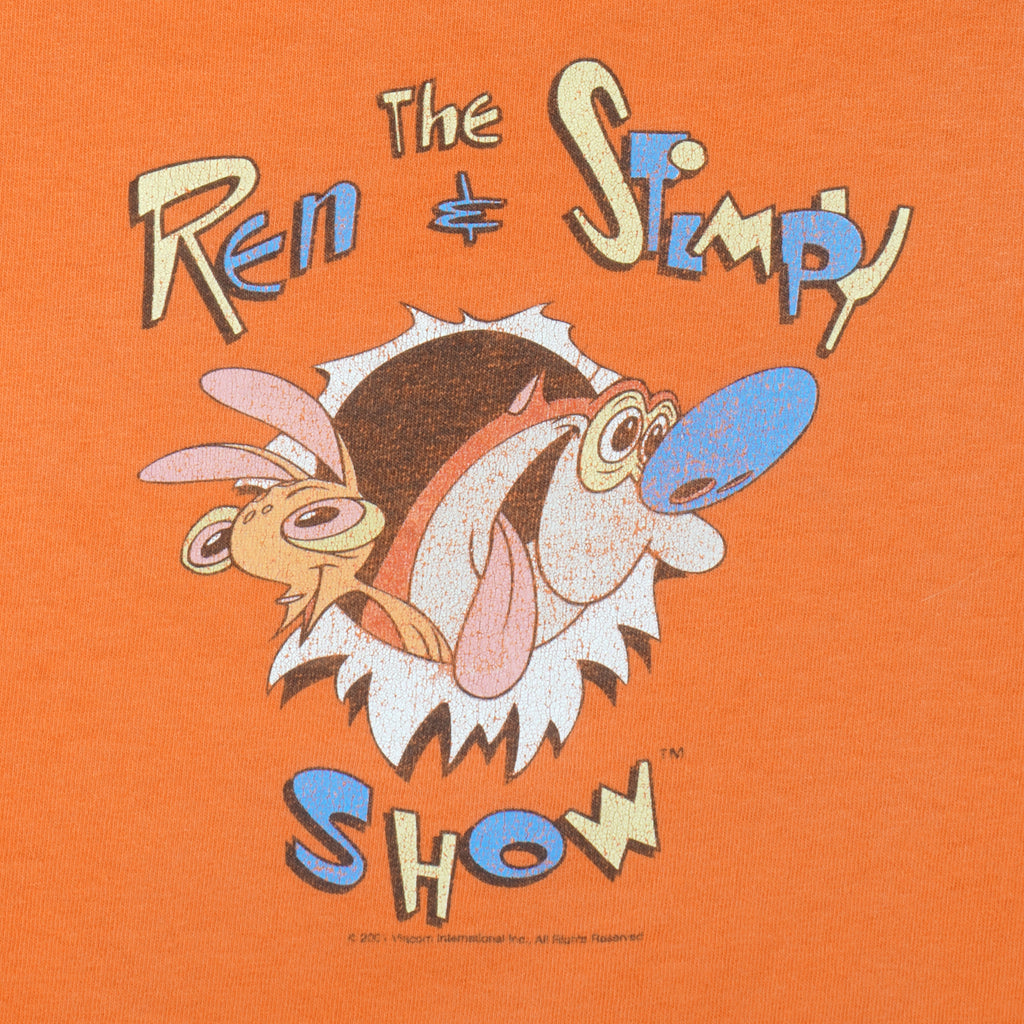 Vintage - MTV The Ren & Stimpy Show T-Shirt 2000 X-Large Vintage Retro