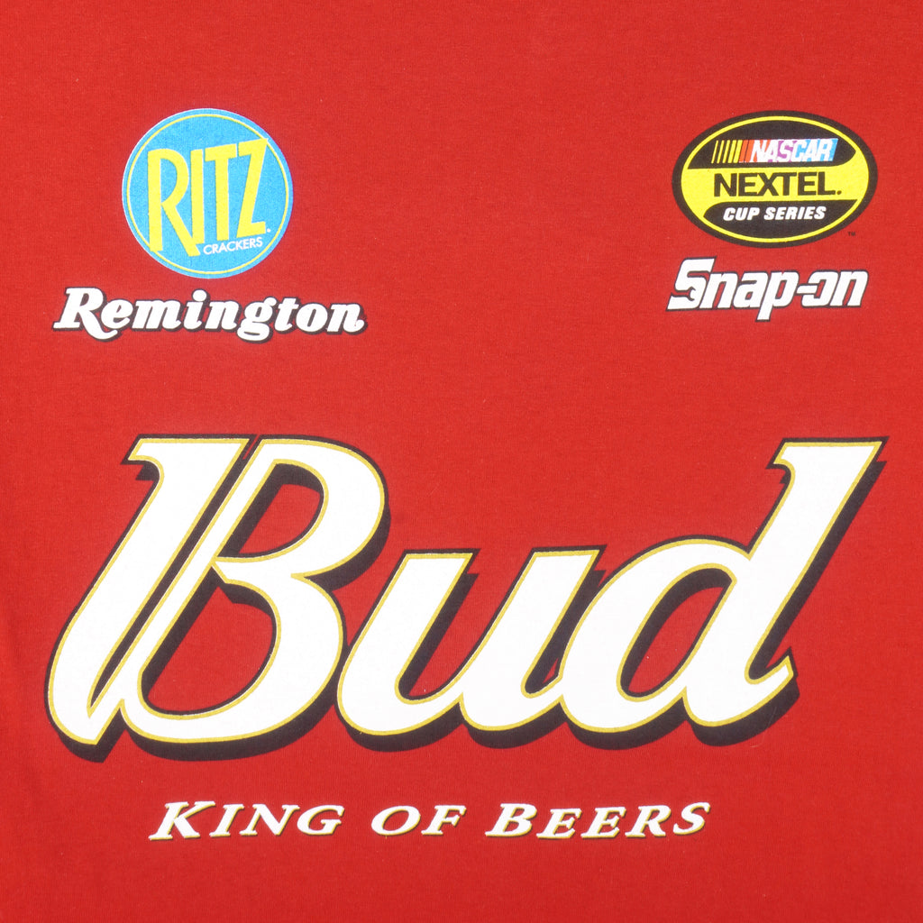 NASCAR (Winner's Circle) - Bud King Of Beers T-Shirt 1990s XX-Large Vintage Retro