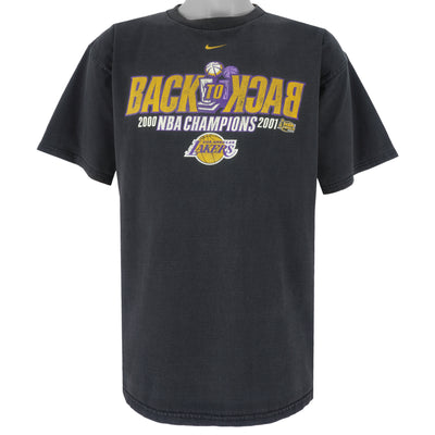 Nike - Los Angeles Lakers Back To Back T-Shirt 2001 Large