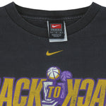 Nike - Los Angeles Lakers Back To Back T-Shirt 2001 Large Vintage Basketball