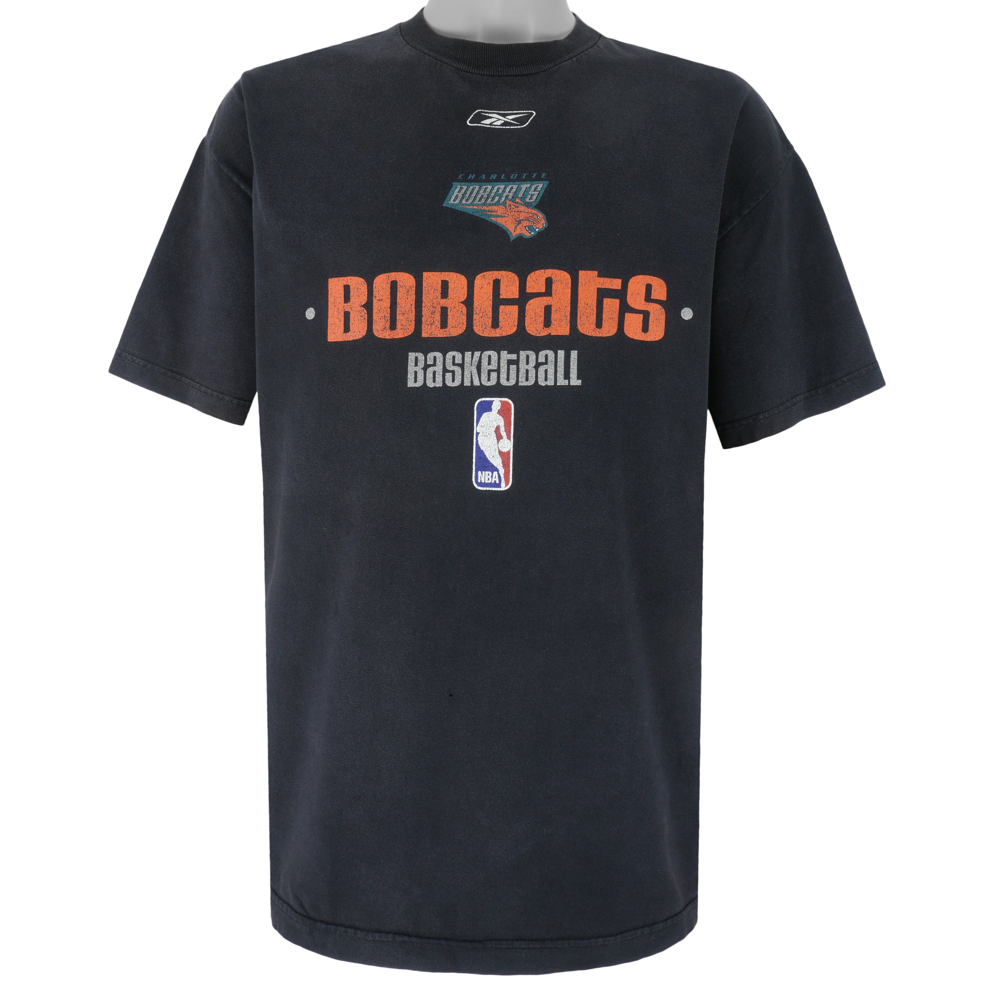 Reebok - NCAA Charlotte Bobcats Basketball T-Shirt 1990s X-Large Vintage Retro Basketball