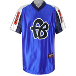 FUBU - Blue 05 Baseball Jersey T-Shirt 1990s X-Large Vintage Retro