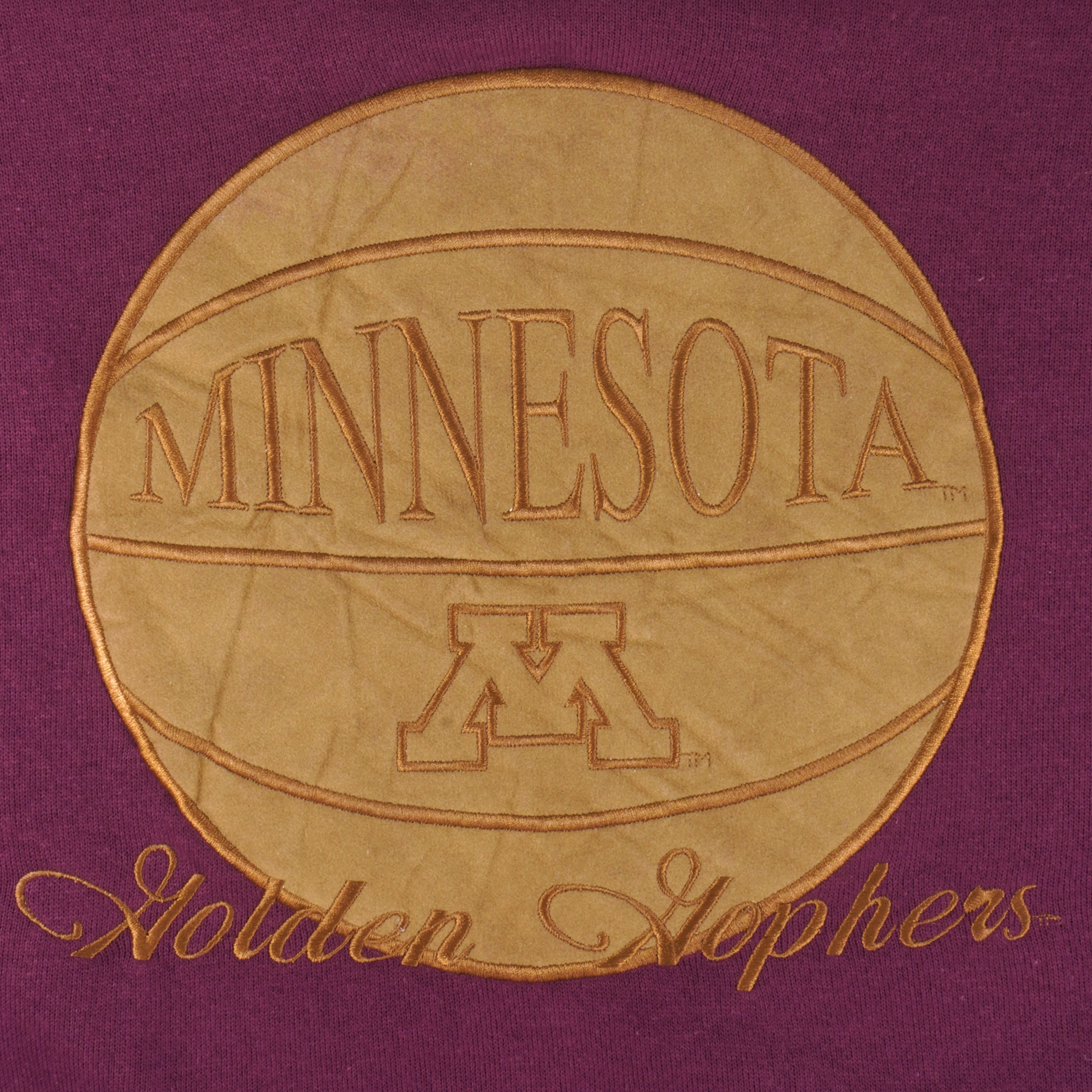 NCAA - Minnesota Golden Gophers Crew Neck Sweatshirt 1990s Large Vintage Retro College