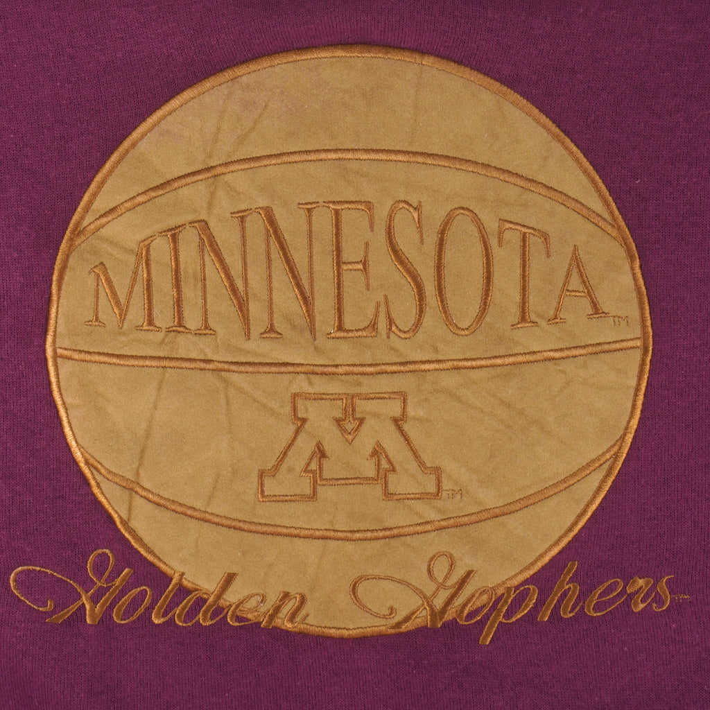 NCAA - Minnesota Golden Gophers Crew Neck Sweatshirt 1990s Large Vintage Retro College