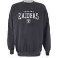 NFL (Lee) - Oakland Raiders Embroidered Crew Neck Sweatshirt 1990s Large Vintage Retro Football