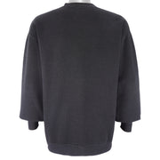 NFL (Lee) - Oakland Raiders Embroidered Crew Neck Sweatshirt 1990s Large Vintage Retro Football