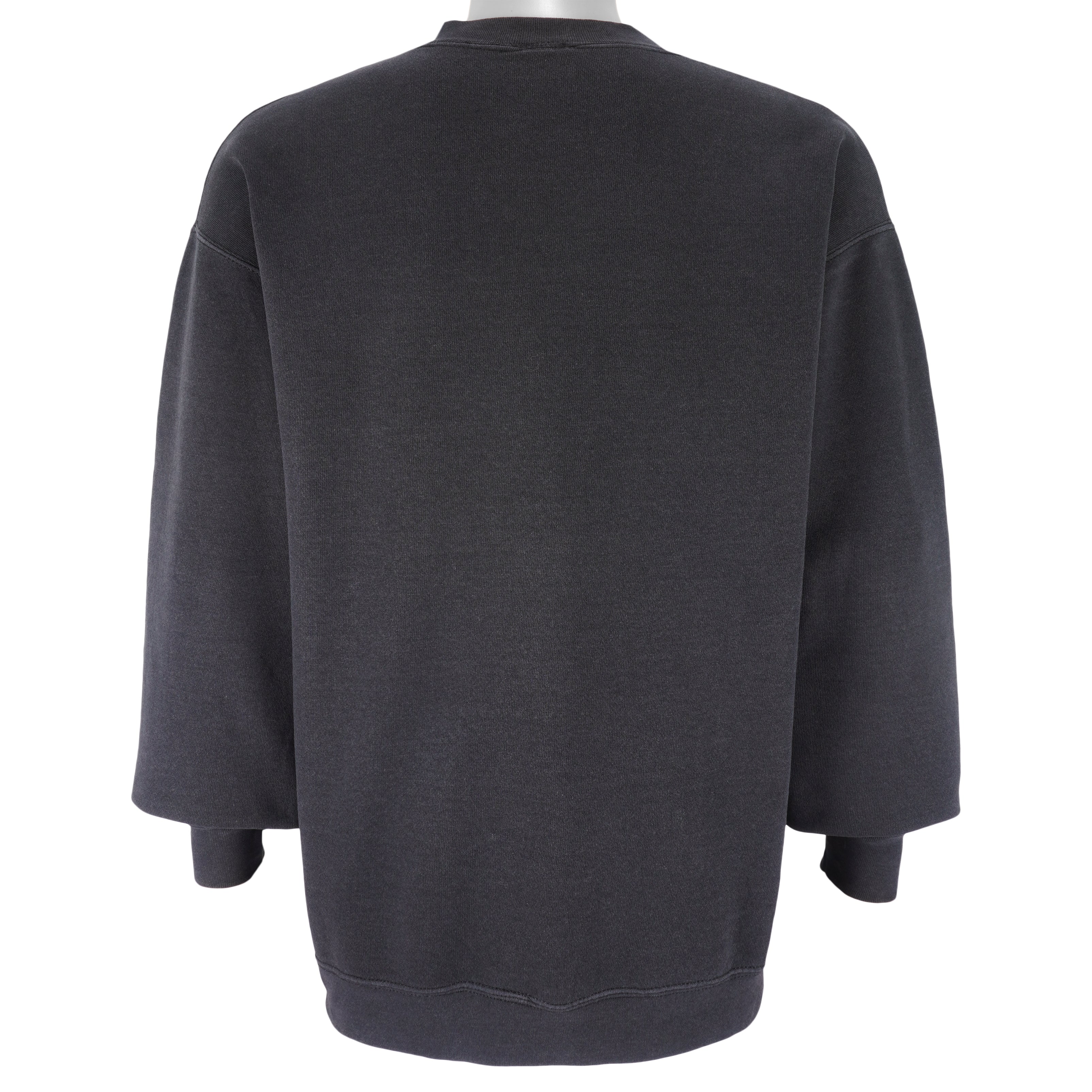 NFL (Lee) - Oakland Raiders Embroidered Crew Neck Sweatshirt 1990s Large Vintage Retro Football