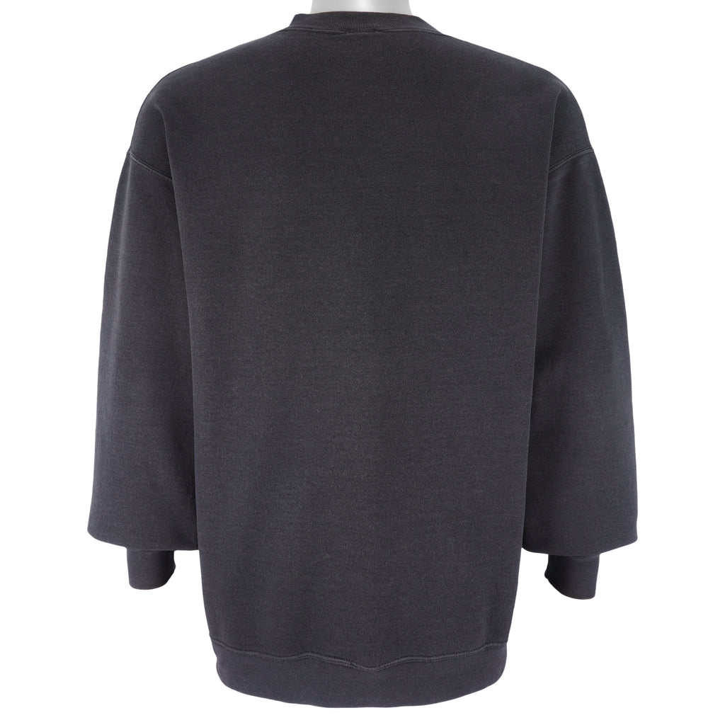 NFL (Lee) - Oakland Raiders Embroidered Crew Neck Sweatshirt 1990s Large Vintage Retro Football
