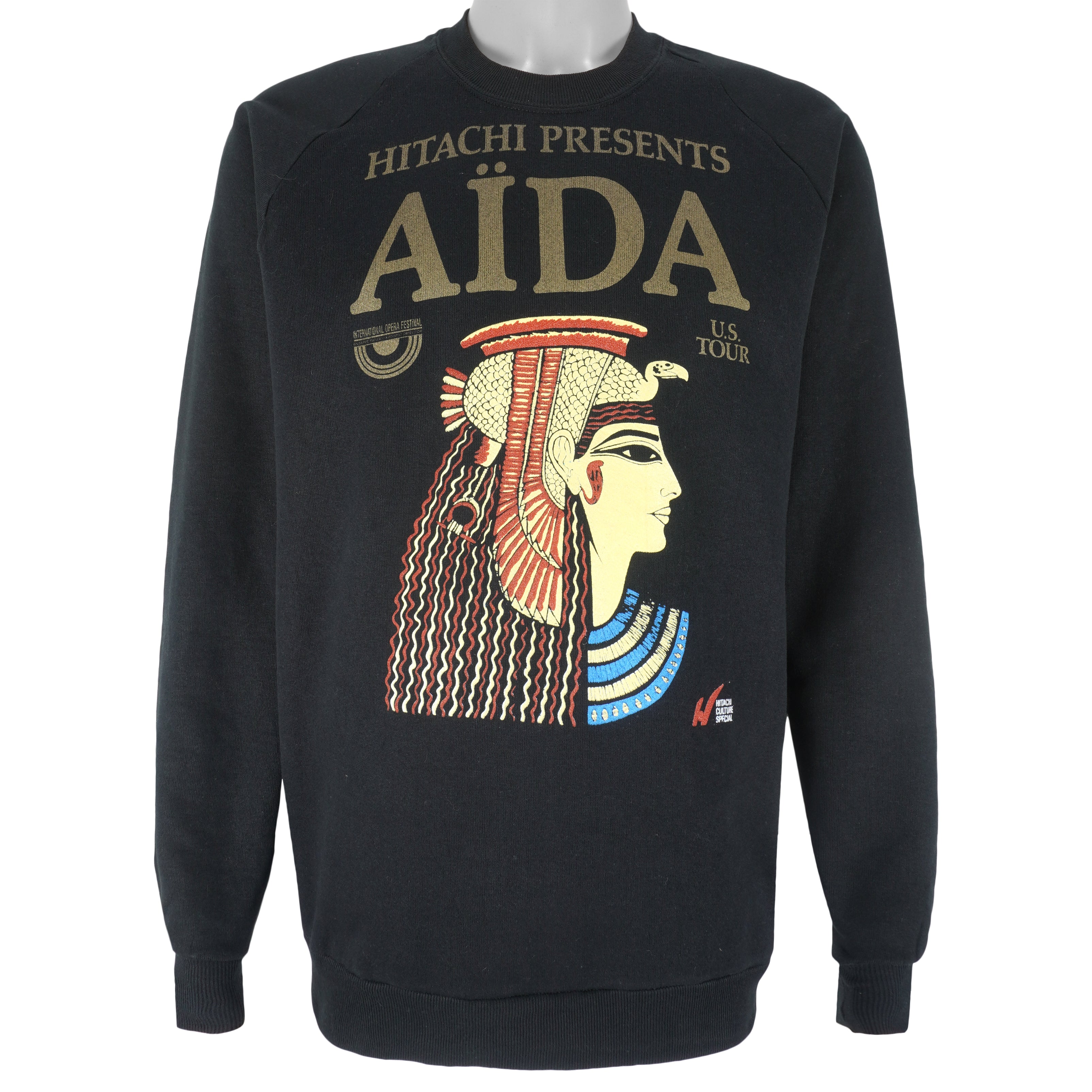 Vintage - Aida Ancient Egypt Opera U.S. Tour Crew Neck Sweatshirt 1990s X-Large Vintage Retro