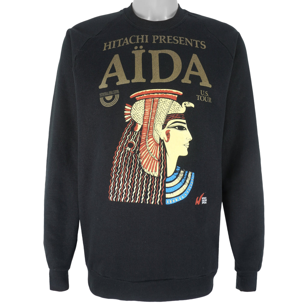 Vintage - Aida Ancient Egypt Opera U.S. Tour Crew Neck Sweatshirt 1990s X-Large Vintage Retro