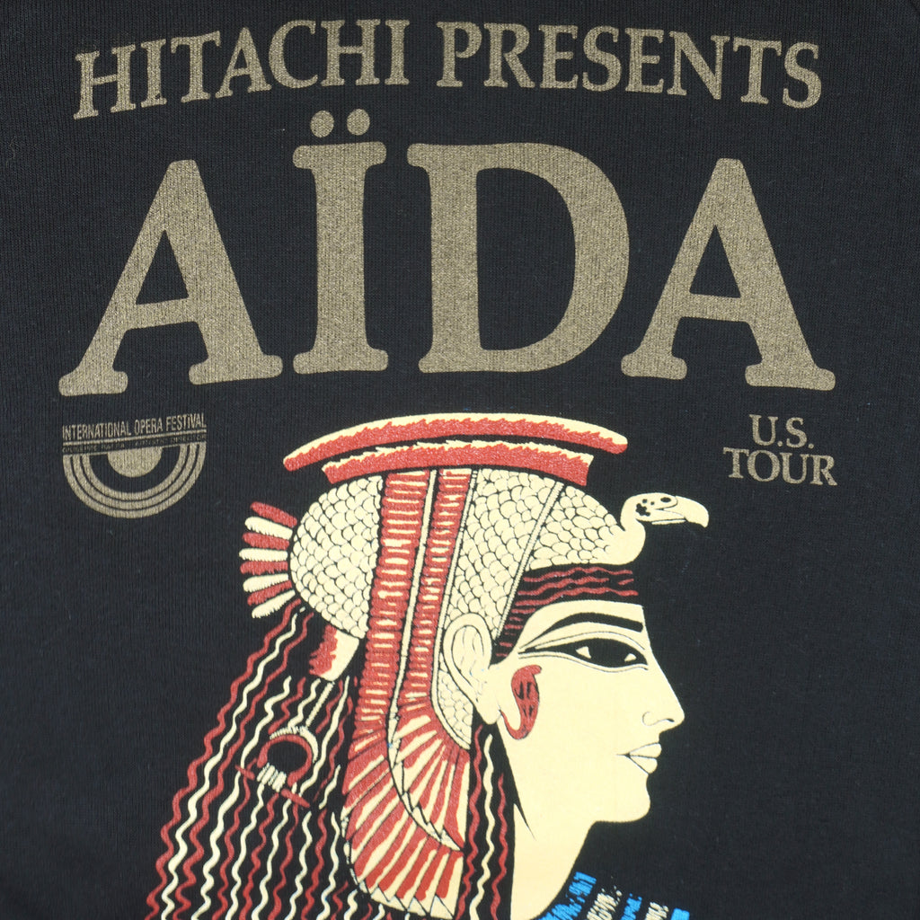 Vintage - Aida Ancient Egypt Opera U.S. Tour Crew Neck Sweatshirt 1990s X-Large Vintage Retro