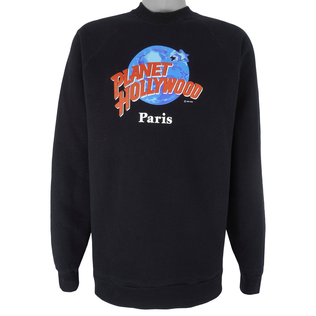 Vintage - Planet Hollywood Paris Crew Neck Sweatshirt 1991 X-Large Vintage Retro