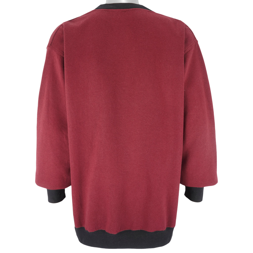 NFL (Lee) - San Francisco 49ers Crew Neck Sweatshirt 1990s Large Vintage Retro Football