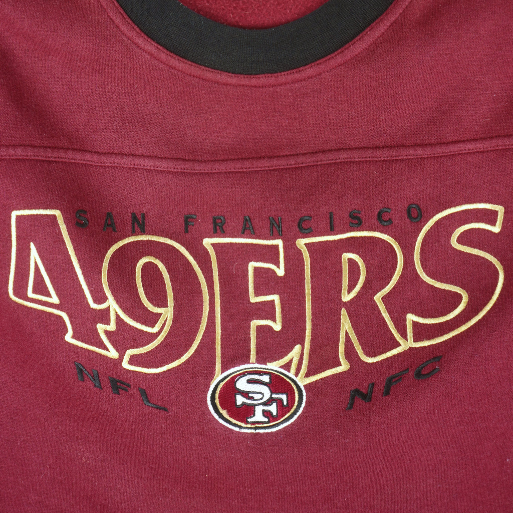 NFL (Lee) - San Francisco 49ers Crew Neck Sweatshirt 1990s Large Vintage Retro Football