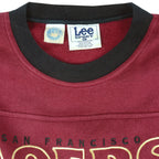 NFL (Lee) - San Francisco 49ers Crew Neck Sweatshirt 1990s Large Vintage Retro Football