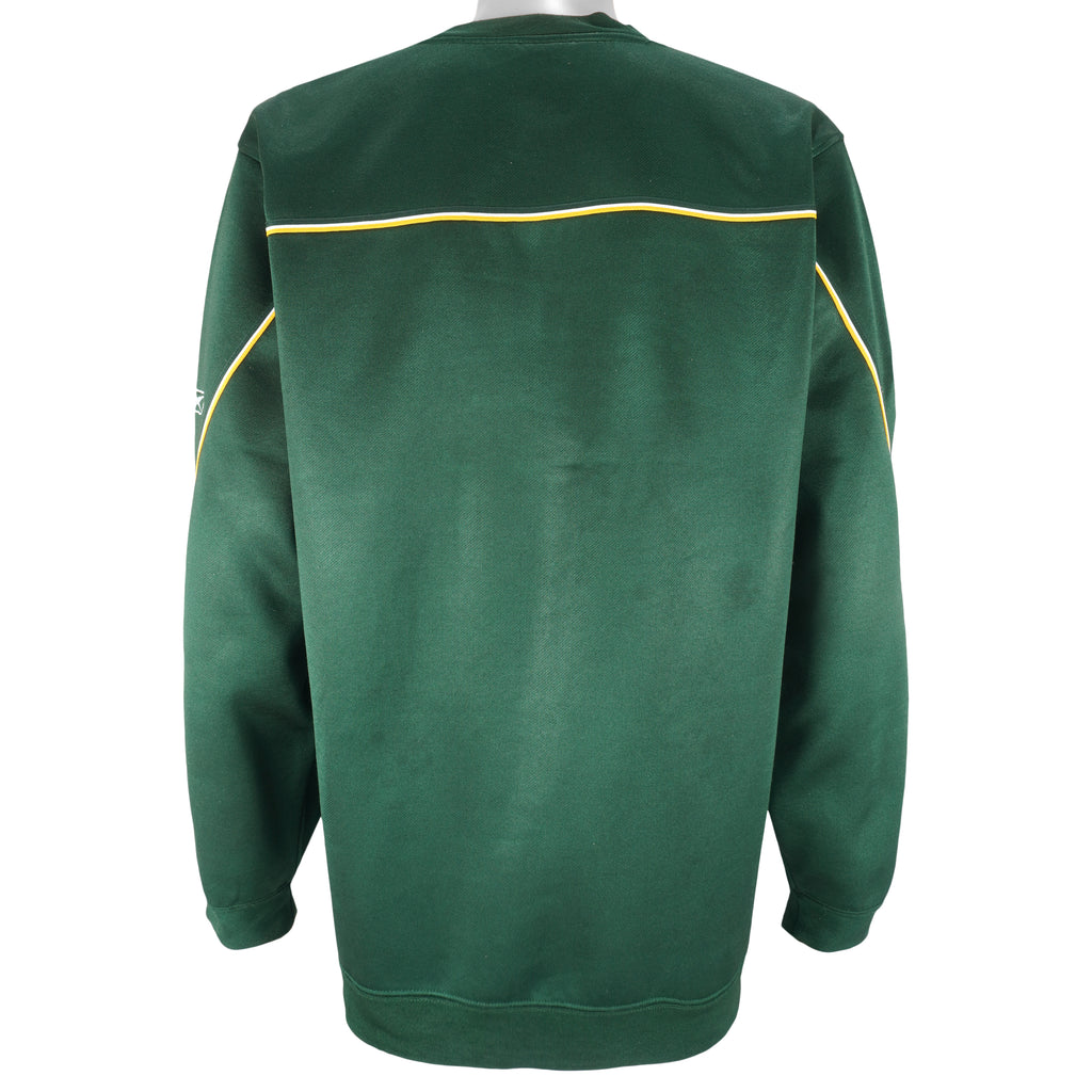 Reebok - Green Bay Packers Embroidered Crew Neck Sweatshirt 1990s X-Large Vintage Retro Football