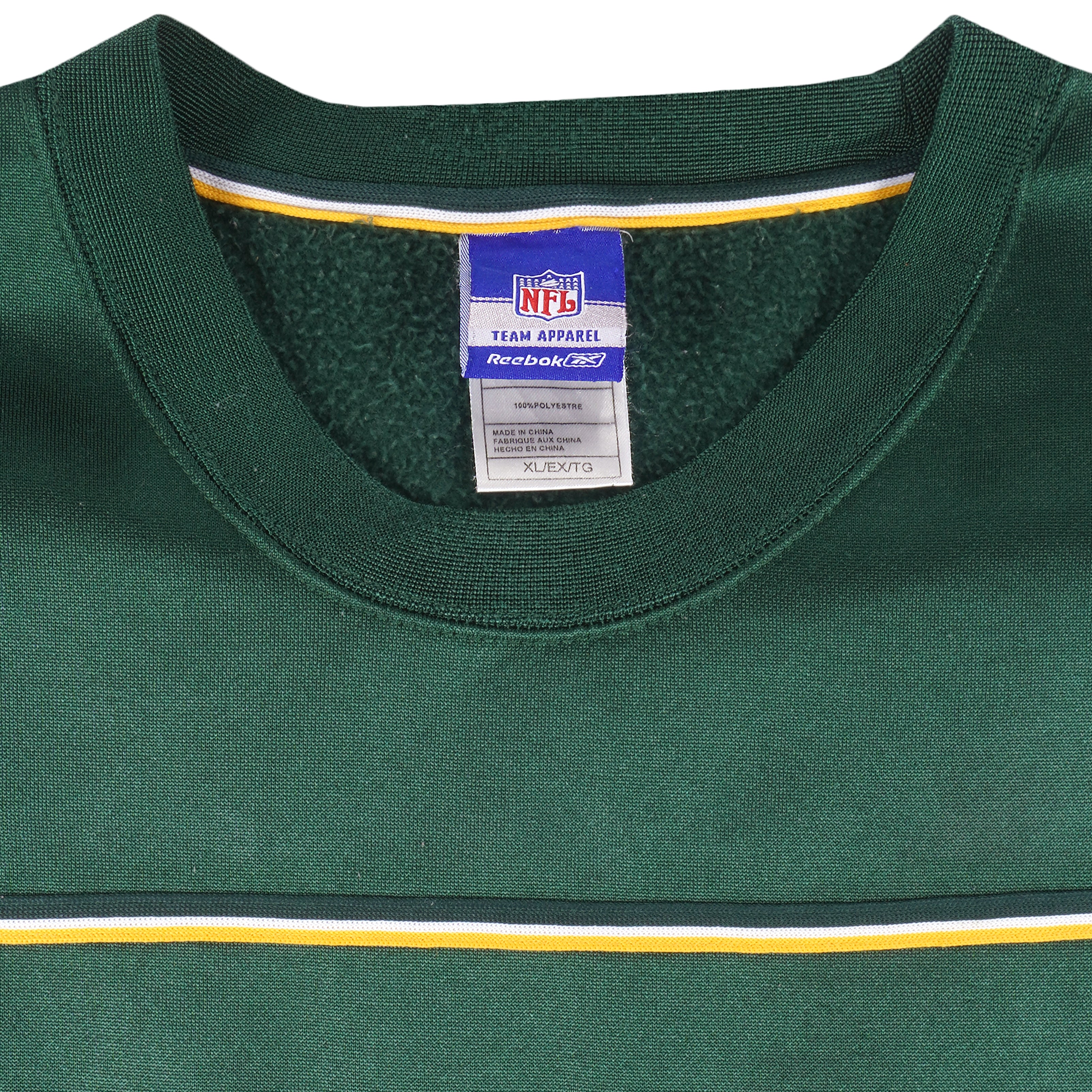 Vintage Reebok - Green Bay Packers Embroidered Crew Neck