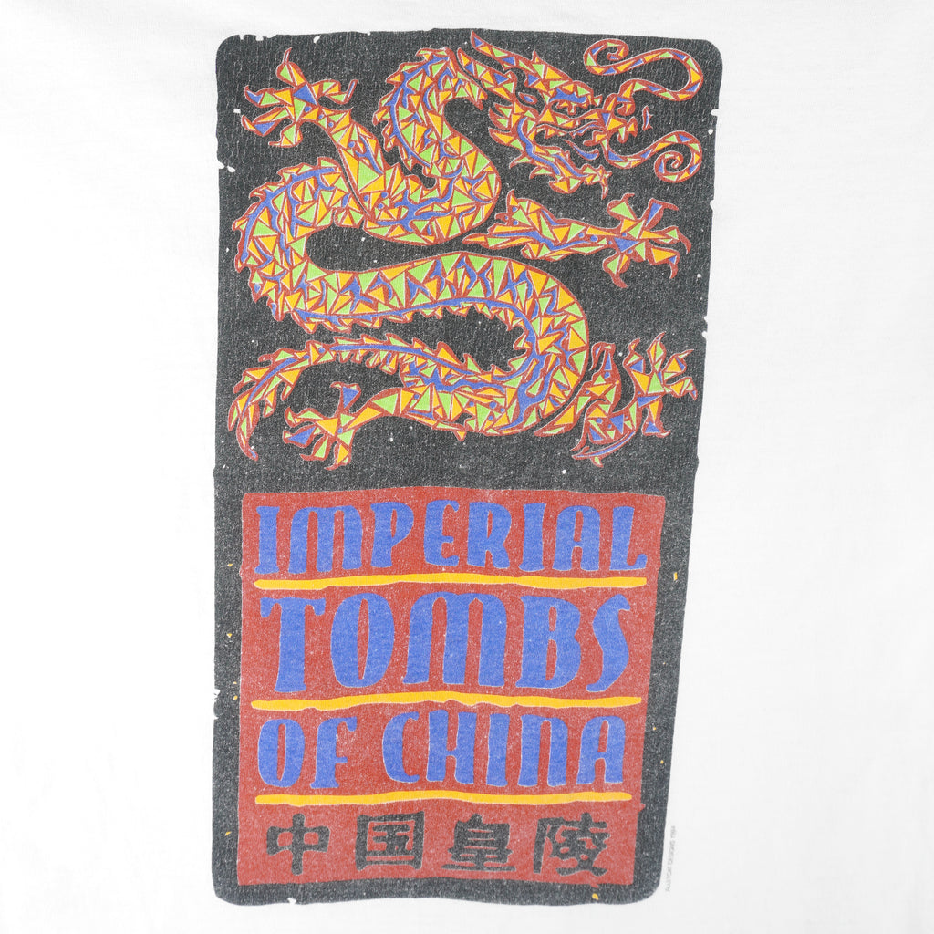 Vintage (Hanes) - Imperial Tombs Of China T-Shirt 1990s X-Large Vintage Retro