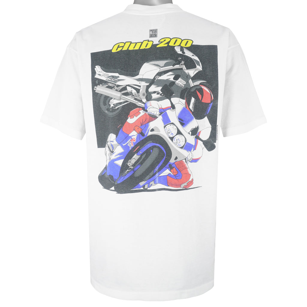 Vintage (Turn One) - White Motorcycle Club 200 T-Shirt 1995 X-Large Vintage Retro