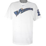 Nike - White Washington Wizards T-Shirt 1990s Large Vintage Retro Basketball