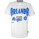 NBA (Nutmeg) - Orlando Magic Big Logo Single Stitch T-Shirt 1990s Large