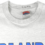 NBA (Nutmeg) - Orlando Magic Big Logo T-Shirt 1990s Large Vintage Retro Basketball