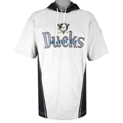 CustomCat Anaheim Mighty Ducks Vintage NHL T-Shirt White / 2XL