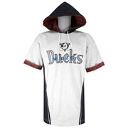 NHL (M Donut) - Mighty Ducks Hooded T-Shirt 1990s X-Large Vintage Retro Hockey