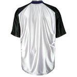 FUBU - Black & White Jersey T-Shirt 1990s Large Vintage Retro