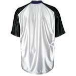 FUBU - Black & White Jersey T-Shirt 1990s Large Vintage Retro