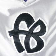 FUBU - Black & White Jersey T-Shirt 1990s Large Vintage Retro