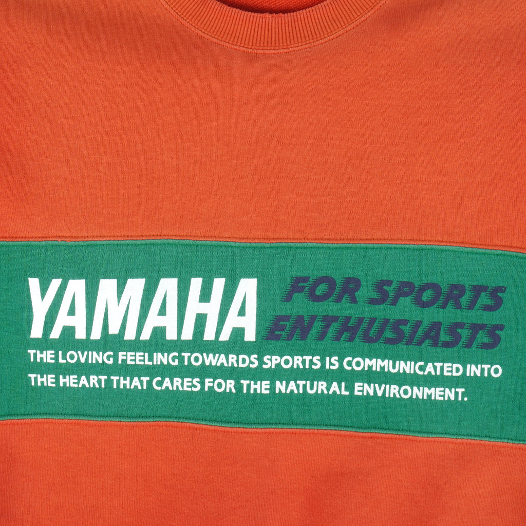 Vintage - Yamaha For Sport Enthusiasts Sweatshirt 1990s Medium Vintage Retro