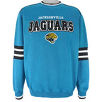 NFL (Lee) - Jacksonville Jaguars Crew Neck Sweatshirt 1990s Medium Vintage Retro Football