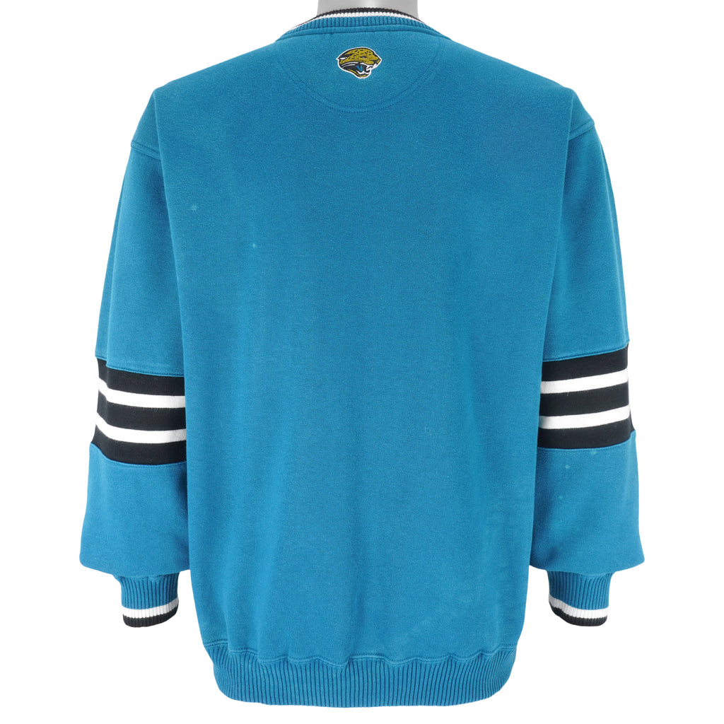 NFL (Lee) - Jacksonville Jaguars Crew Neck Sweatshirt 1990s Medium Vintage Retro Football