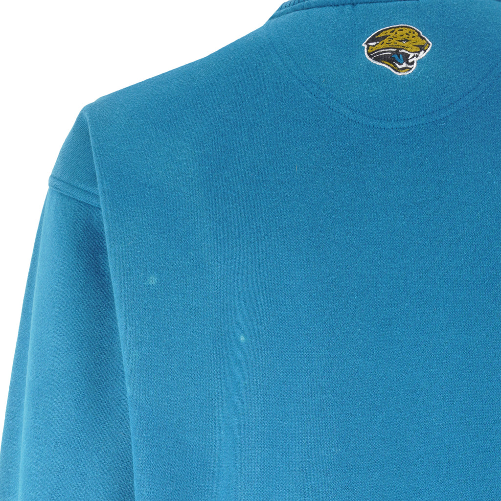 NFL (Lee) - Jacksonville Jaguars Crew Neck Sweatshirt 1990s Medium Vintage Retro Football