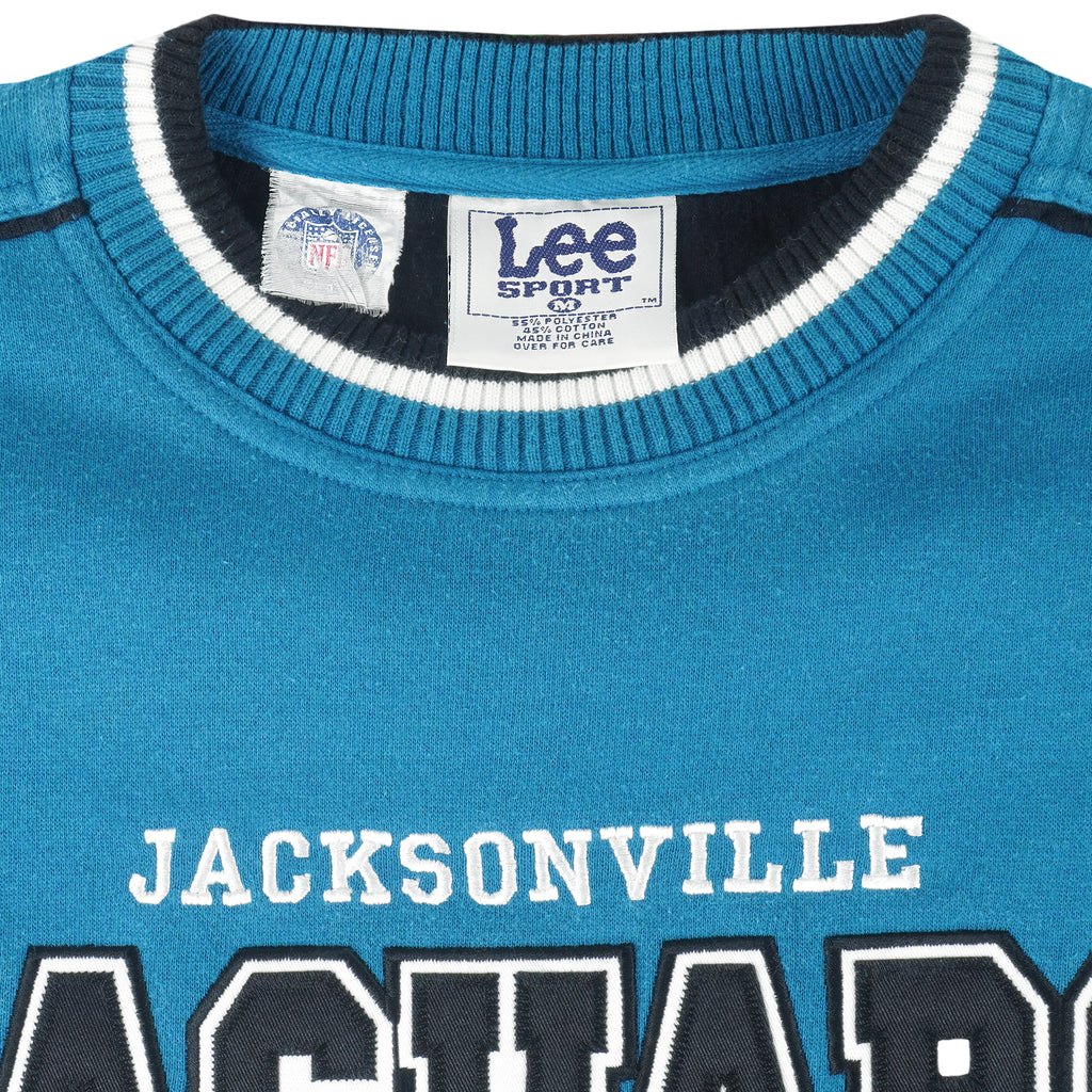 NFL (Lee) - Jacksonville Jaguars Crew Neck Sweatshirt 1990s Medium Vintage Retro Football